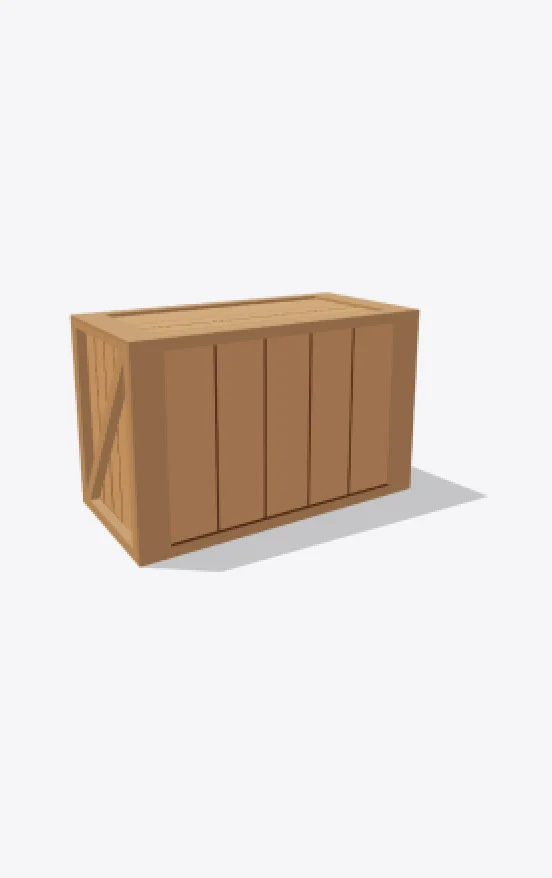 Export wooden crate packaging